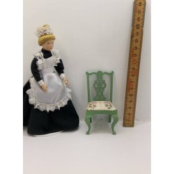 Spisebordsstol i tr.  Rocco stil (brugt/meget fin stand)