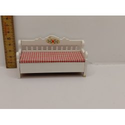 B�nk i tr�. Lundby (retro/lidt defekt)
