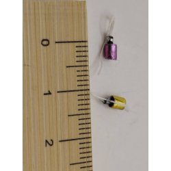 4 meget sm� bordbomber i lille pose (h�ndlavet)