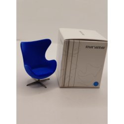 �gget i bl� skala 1:16/18 Arne Jacobsen Minimii (udstillings model) i original emballage.