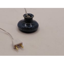 Loft lampe i keramik til 12 volt  (h�ndlavet)