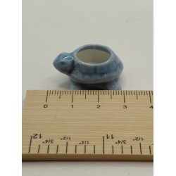 Skildpadde urtepotteskjuler i porcel�n (ny)