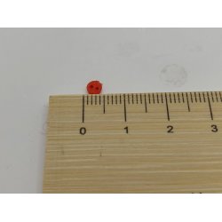 1 stk knap i plastik (ny) 1:12/1:16 � 0,4 cm