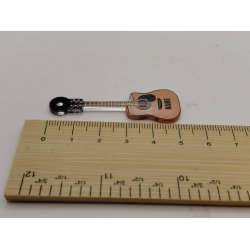 1 stk flad guitar (ny) 1:16/1:18