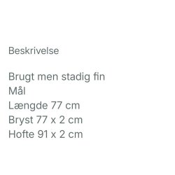 Bluse med � �rmer 100 % bomuld (brugt)