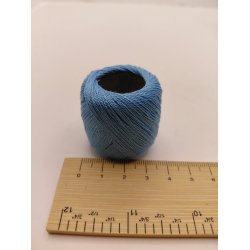 1 rulle garn. 100% merceriseret. (nyt) 20 meter, 5 gram (ikke miniature)