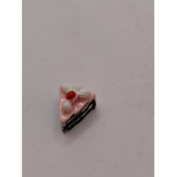 Lagkage stykke i resin.  1:12 (nyt)