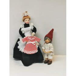 Brne kjole med bjle (ny)