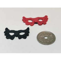 Maske SORT (hndlavet)