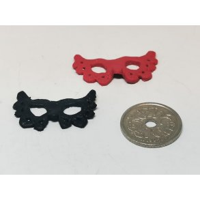 Maske SORT (hndlavet)