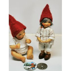 Julebamse platte miniature (gammel)