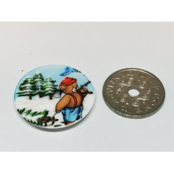 Julebamse platte miniature (gammel)