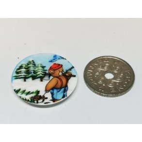 Julebamse platte miniature (gammel)