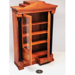 Mini Mundus vitrineskab til dukkehus scala 1:12 (brugt)