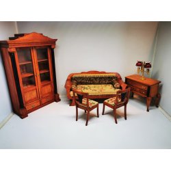 Mini Mundus vitrineskab til dukkehus scala 1:12 (brugt)