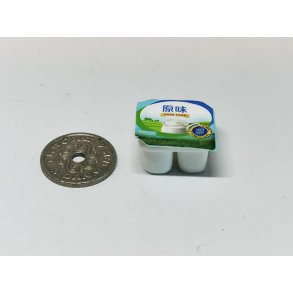 Sm yoghurt til dukkehus scala 1:12 (ny)