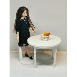 Skl i plastik m guld (ny)