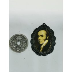 Billede i metal ramme (gammel)