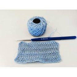 Lysebl Garn til miniature strik/hkling (nyt)