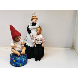 Bl Rokko pude med opbevaring (ny)