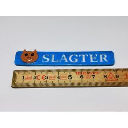 Butiks skilt. Slagter (hndlavet)