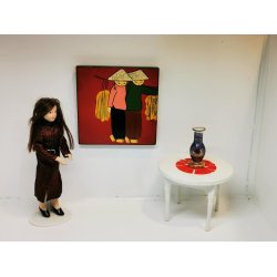 Dkkeserviet i filt (ny)