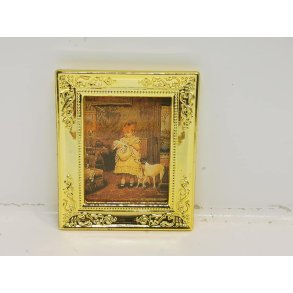 Billede af pige og hund (nyt