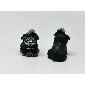 Halloween hund i resin (ny)