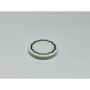 Tallerken i meget hrd plastik (ny)