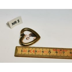 Brudebillede i guld ramme (hndlavet)