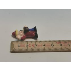 Klovne figur i plastik (brugt)