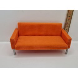 Bodo Hennig sofa fra 1970'erne til dukkehus scala 1:12 (brugt/som ny)