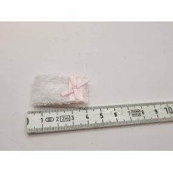  Hndklde med lysebl eller lyserd sljfe (nyt)