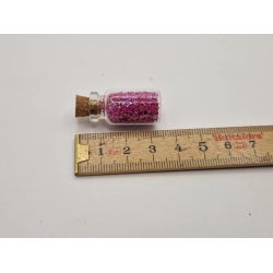 1. stk Glas krukke med indhold (ny)