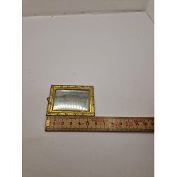 Spejl i metal ramme (vintage)