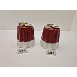 Bord med jule ting (nyt/lidt defekt)