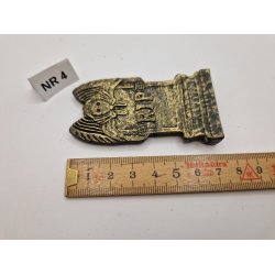 1 stk Halloween gravsten i resin 7x 4 cm (nyt)