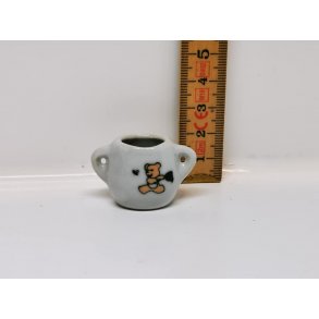 Krukke med bamse (brugt)
