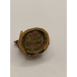 Hne med kyllinger i kurv med g. Elastolin/Danolin (antik)