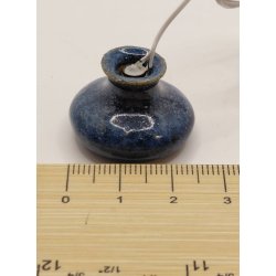 Loft lampe i keramik til 12 volt  (h�ndlavet)