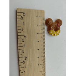 1 stk Mickey Mouse kage i resin (ny)