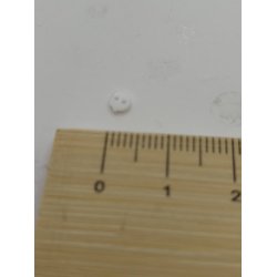 1 stk knap i plastik (ny) � 0,4 cm