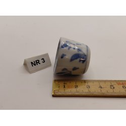 1 stk Krukke i porcel�n (brugt)