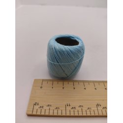 1 rulle garn. 100% merceriseret. (nyt) 20 meter, 5 gram (ikke miniature)