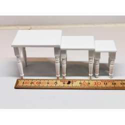 Indskudsborde scala hvide 1:12 (nye)