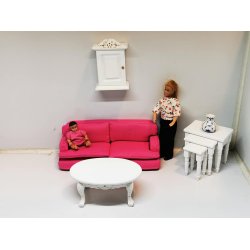 Indskudsborde scala hvide 1:12 (nye)