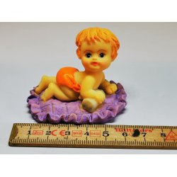 Babydukke i resin (brugt)