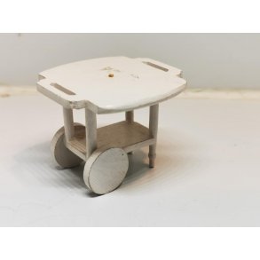 Serveringsvogn til dukkehus scala 1:24 (brugt)