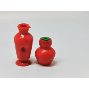 2 vaser i plastik (brugt)