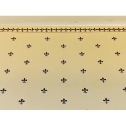 Tapet bl/crem farvet (nyt)